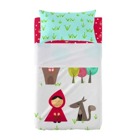 Cot Bedding Set HappyFriday Mr Fox Grandma Multicolour