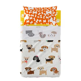 Cot Bedding Set HappyFriday Mr Fox Dogs Multicolour