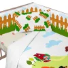 Протектор кроватки HappyFriday Mr Fox Piggys Разноцветный 210 x 40 cm