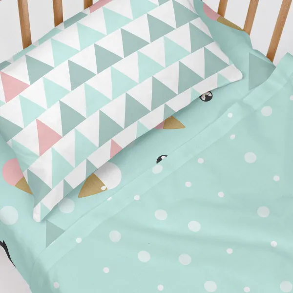 Cot Bedding Set HappyFriday Happynois Skymo Day Multicolour