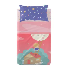 Cot Bedding Set HappyFriday Happynois Moon Dream Multicolour