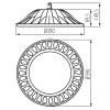 High-bay LED light fitting HIBO LED N