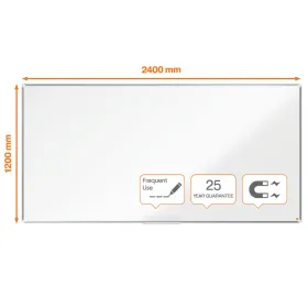 Magnētiskais dēlis Nobo Premium Plus Balts Alumīnijs 240 x 120 cm