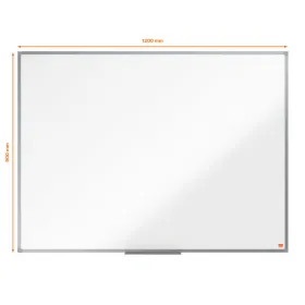 Magnētiskais dēlis Nobo Essence Balts Tērauds 120 x 90 cm