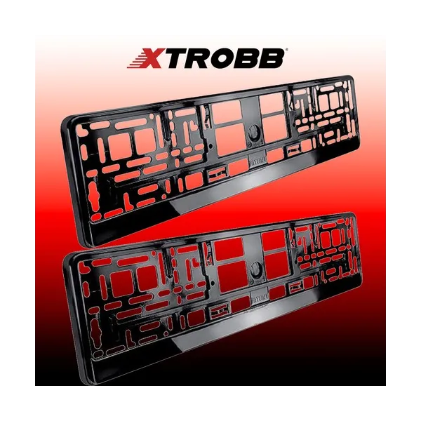 License plate frame 2 pcs Xtrobb 22028
