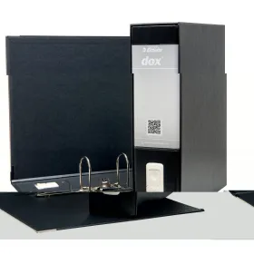 Refillable storage binder Rexel Dox 1 Black A4