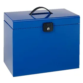 Refillable storage binder Esselte Blue Metal