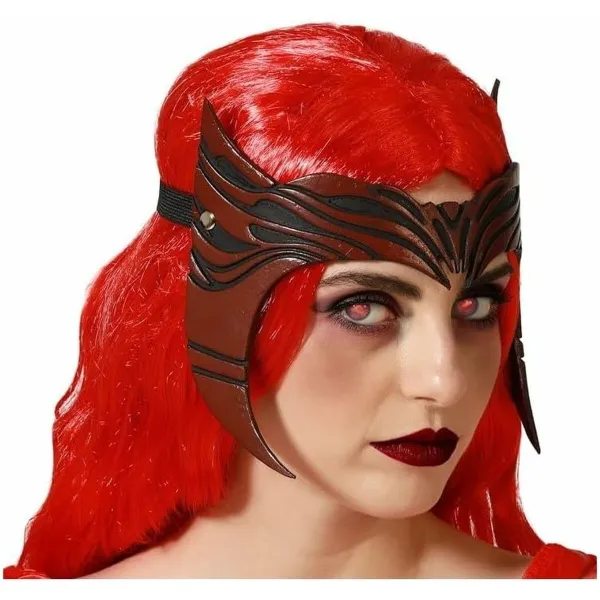 Naamio Punainen Naissoturi Halloween