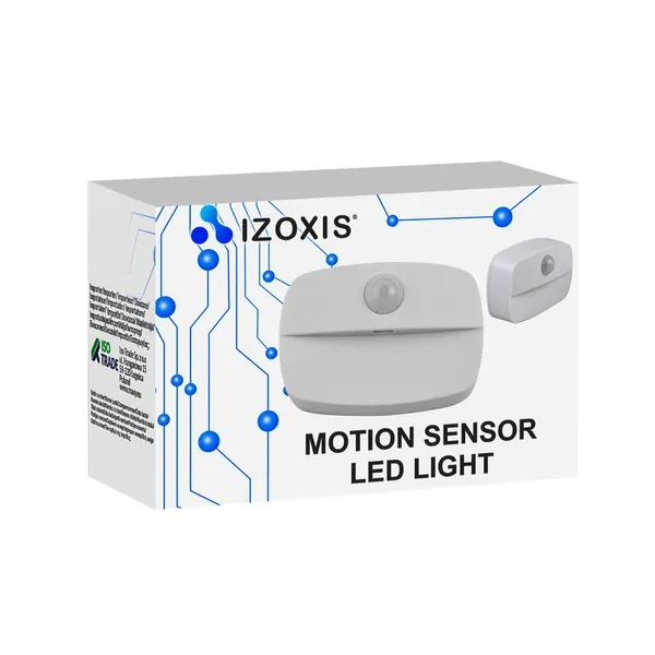 Izoxis 22090 LED naktinė lempa su judesio jutikliu