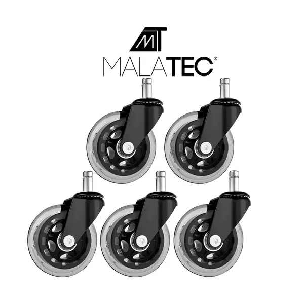 Toimistotuolin pyörät - 5 kpl Malatec 22077