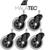 Toimistotuolin pyörät - 5 kpl Malatec 22077
