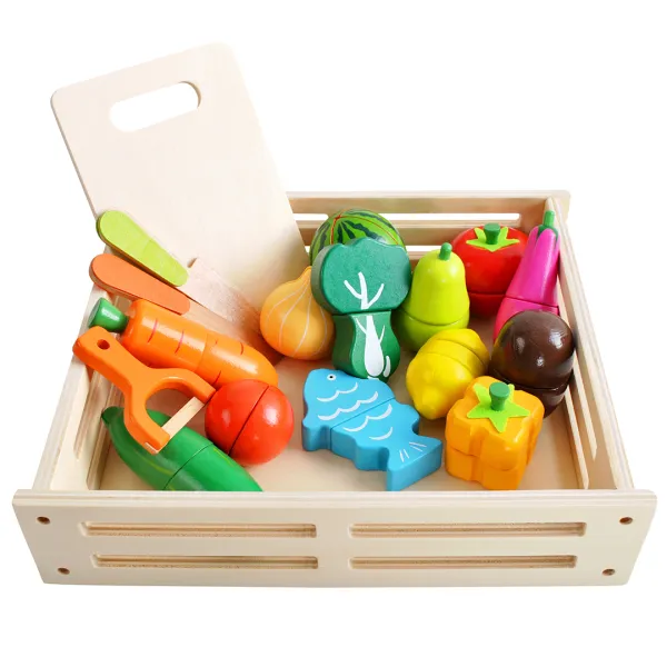 Vegetables wooden chopping board 21942
