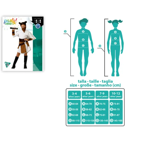 Costume for Children White 10-12 Years
