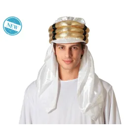 Hat White tuareg Arab
