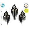 Halloween-koristeet Luuranko 130 x 10 x 60 cm (3 Kappaletta) (3 osaa)