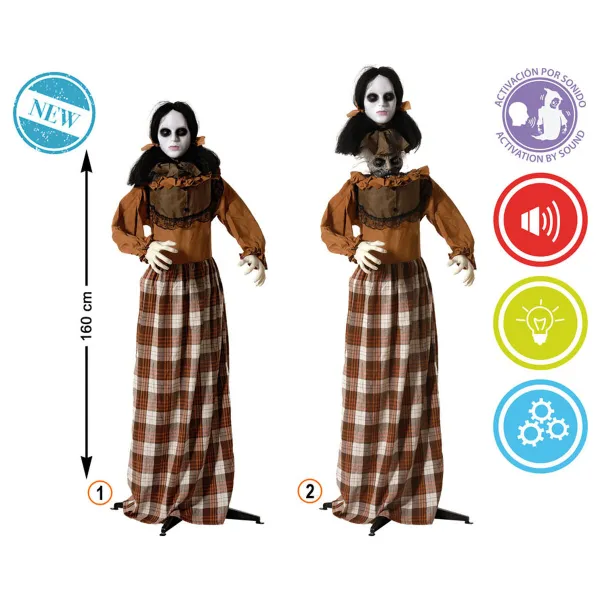 Halloween Decorations 160 x 120 x 18 cm Lady