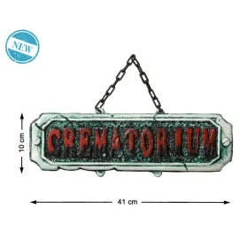 Helovīna Dekorācijas Crematorium 41 x 10 cm