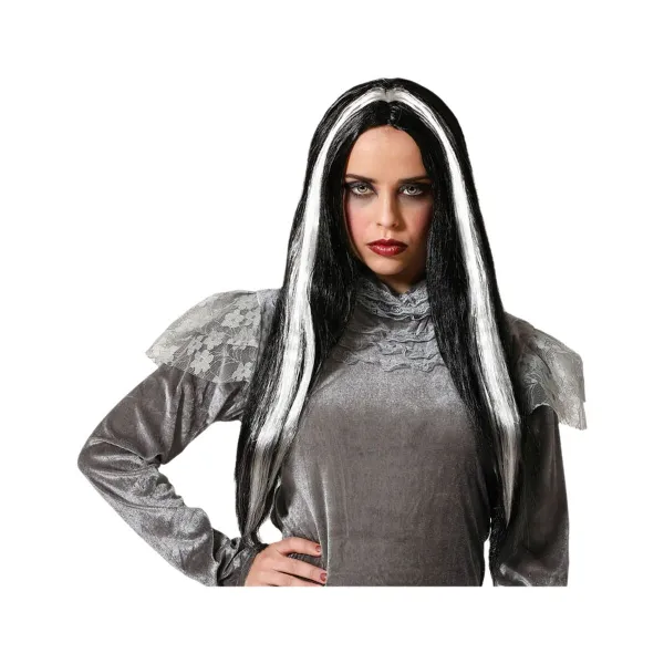 Parūka Balts Melns Vampīrs 60 cm