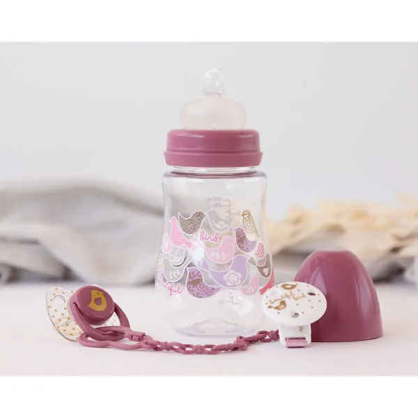 Mazuļa pudele 250 ml Rozā