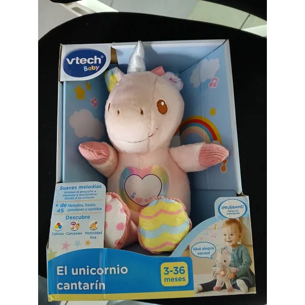 Pehmolelu äänellä Unicorn Vtech (ES) (20 x 28 x 12 cm)