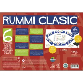 Spēlētāji Rummi Classic Cayro (ES-PT-EN-FR-IT-DE) (ES-PT-EN-FR-IT-GR) (35 x 26 x 6 cm)