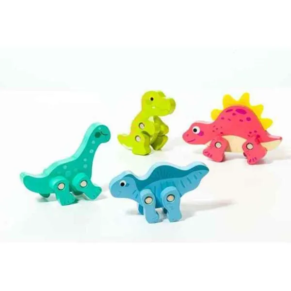Set of Dinosaurs Moltó 21295 4 Pieces