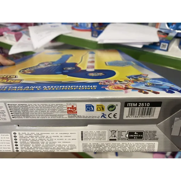 Spēļu Ģitāra Mazuļiem The Paw Patrol   Mikrofons