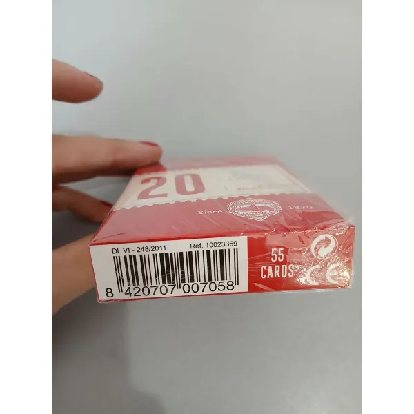 Pokera spēļu kārtis (55 kārtis) Fournier Nº20
