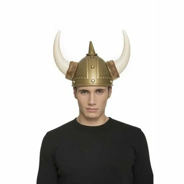 Викингский шлем My Other Me Viving Costumes_204672 Разноцветный Позолоченный S 59 cm