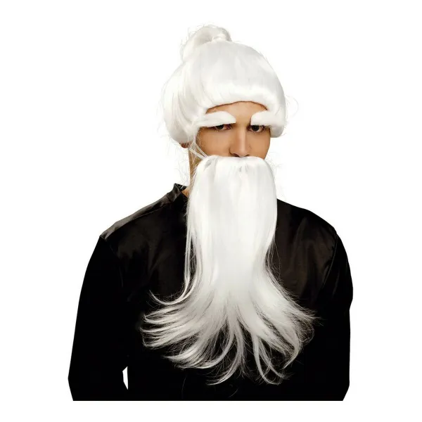 Parūka ar Bārdu My Other Me Fu Man Chu Balts