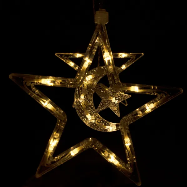 Christmas light curtain Springos CL4013, 138 light diodes.