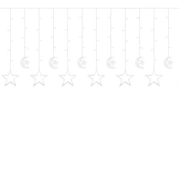 Christmas light curtain Springos CL4013, 138 light diodes.