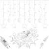 Christmas light curtain Springos CL4013, 138 light diodes.