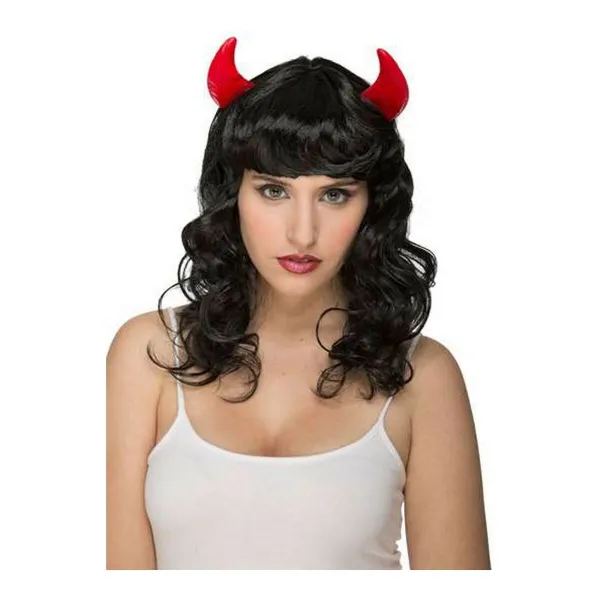 Perukas My Other Me Demonas-mergina Brunetė