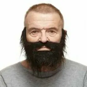 Mākslīgā bārda My Other Me Melns