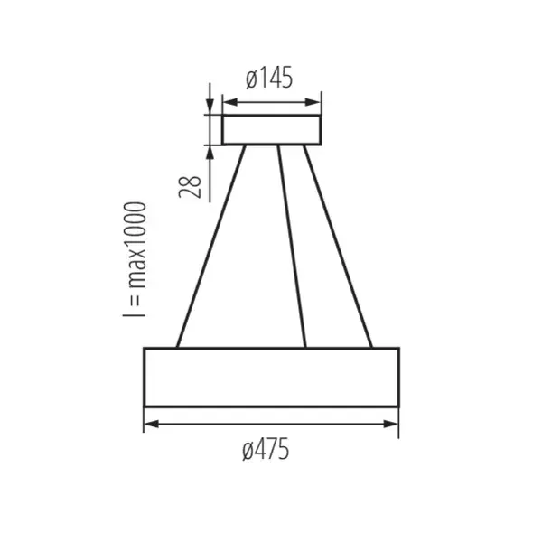 Pendant lamp JASMIN C