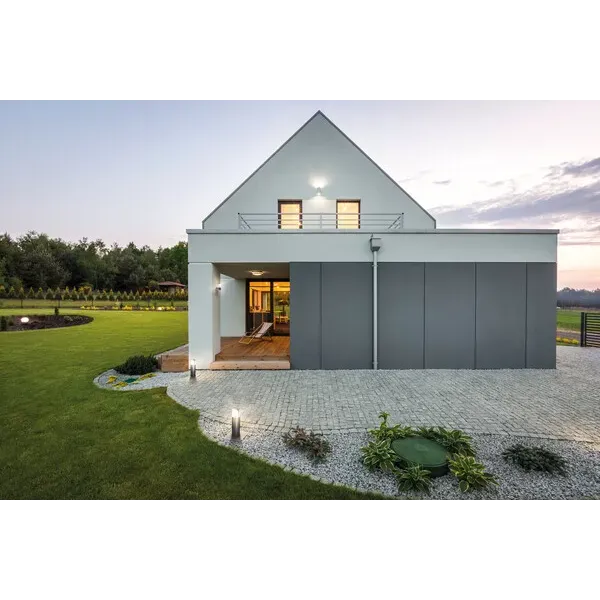 Garden light fitting with replaceable light source PRESO