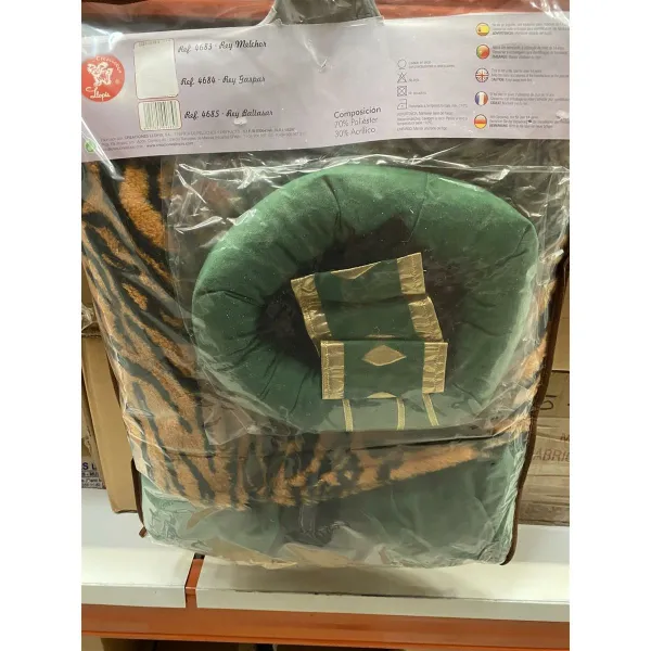 Aikuisten asut Tietäjäkuningas Baltahasar M/L 6 Kappaletta (Kunnostetut Tuotteet B)