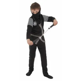 Lasten asut Ninja 3-6 vuotta Musta (4 Kappaletta)