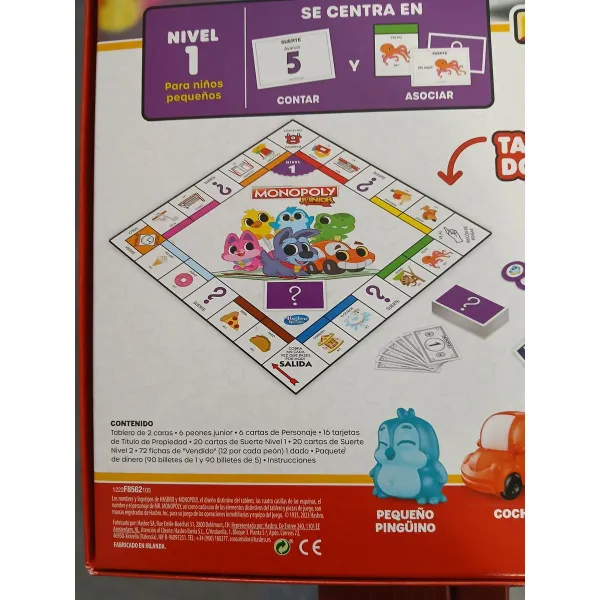 Monopoli Junior lautapeli Monopoly (ES)