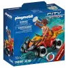Playset Playmobil City Action Rescue Quad  18 Pieces 71040