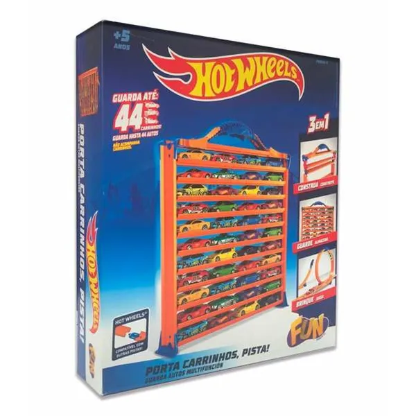 Autostāvvieta Ar Automašīnām Hot Wheels 30 x 27 x 6 cm Auto transportētājs Automašīna