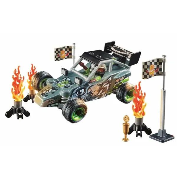 Playset Playmobil Stuntshow Racer 45 Kappaletta