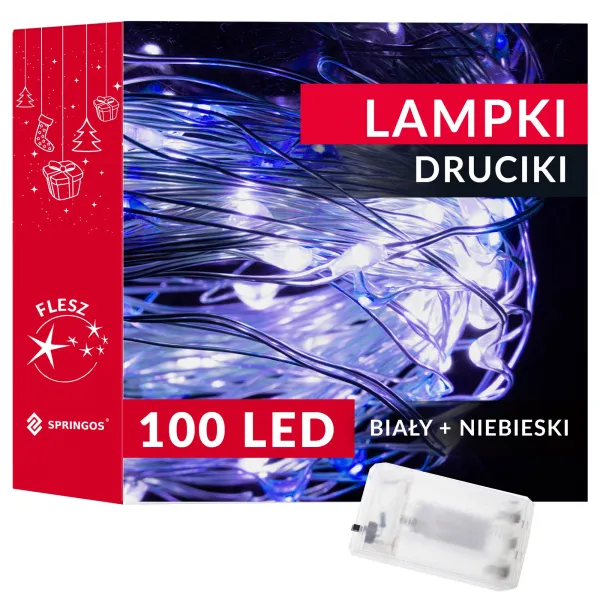 CL0022 LED AKKUVALOT 100 LEDiä
