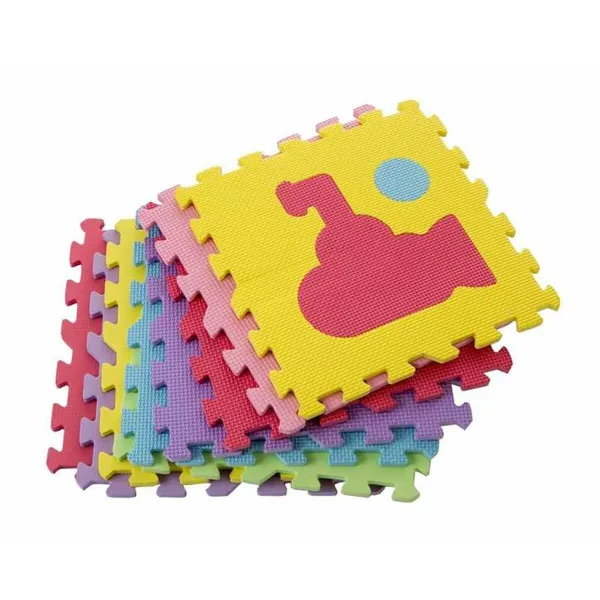 Puzzle Carpet Polyester 30 x 30 x 1 cm Transporter 9 Pieces