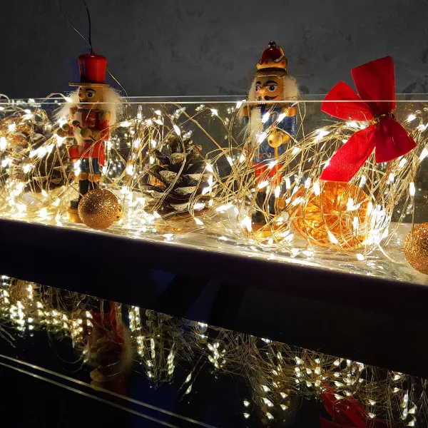 Christmas tree lights 20 LED Springos CL0026 battery operated