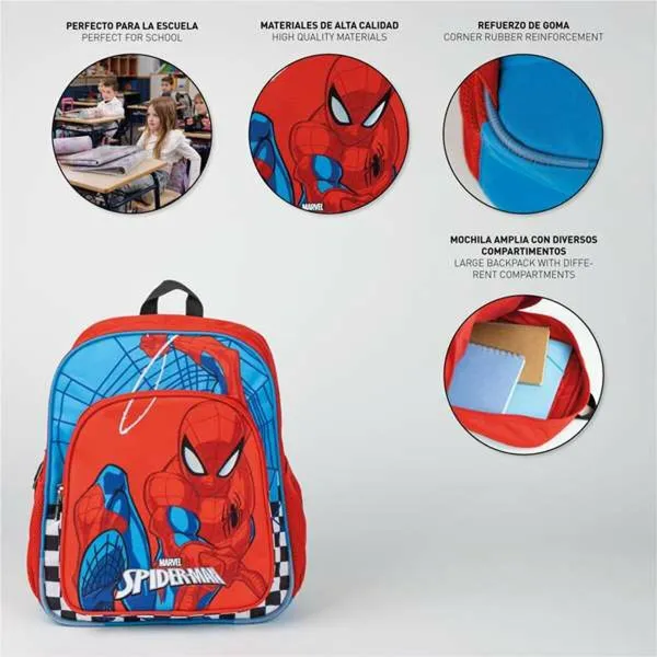 School Bag Spider-Man Red 31 x 12 x 38 cm