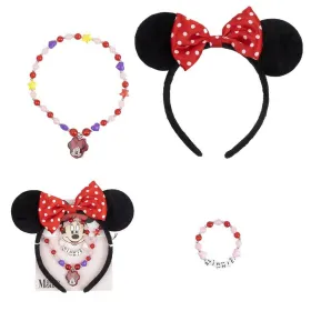 Piederumu komplekts Minnie Mouse Daudzkrāsains 3 Daudzums
