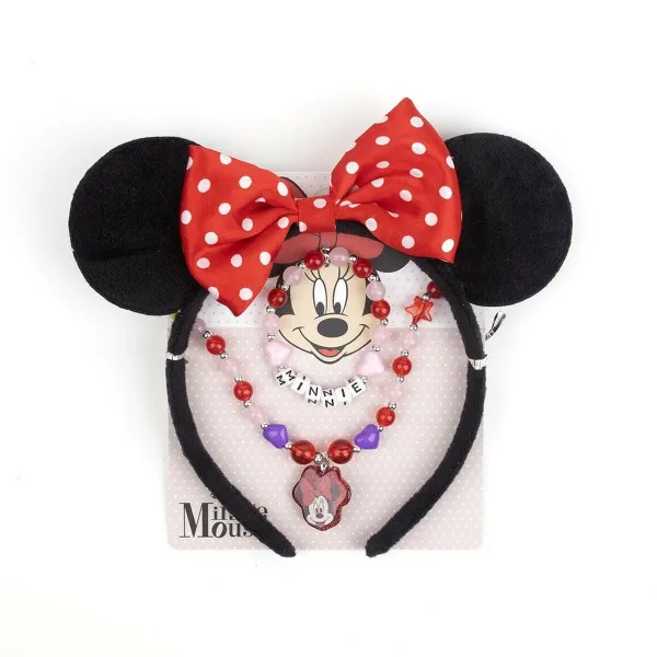 Priedai rinkinys Minnie Mouse Spalvotas 3 Dalys