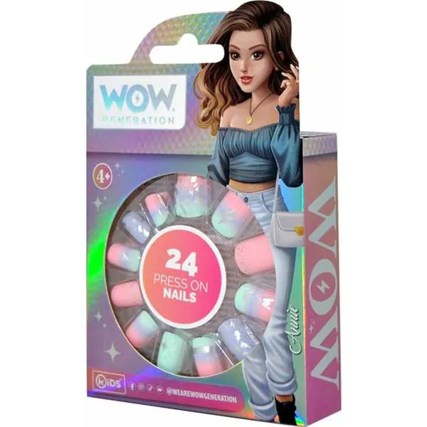 Manikīra Komplekts Wow Generation Mākslīgie nagi